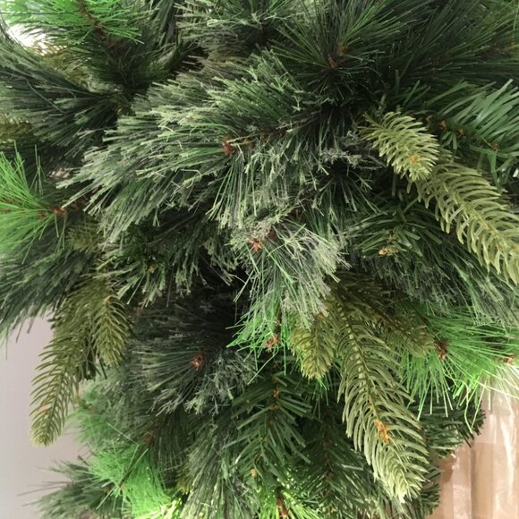 3 ft Jumbo Large Outdoor Faux Pine Teardrop Christmas Swag Artificial Winter - Picture 4 of 7